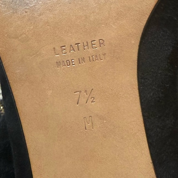 RARE Vintage Anne Klein Boots Couture Zipper Black Suede Over the Knee 7.5 7 1/2 - Picture 7 of 11